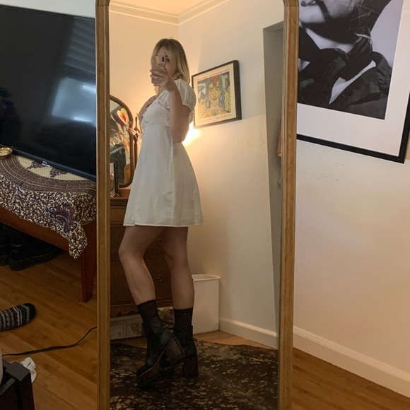 Free People Beach White Babydoll Dress - Picture 5 of 5